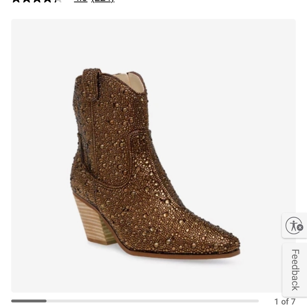 Betsey Johnson Brown Diva Boots sold
